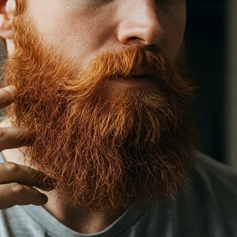 Ginger man using onesociety beard kit