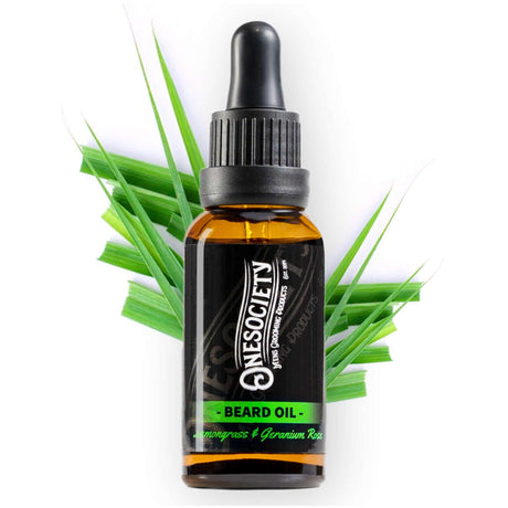 Beard Oil | Lemongrass & Rose - Onesociety