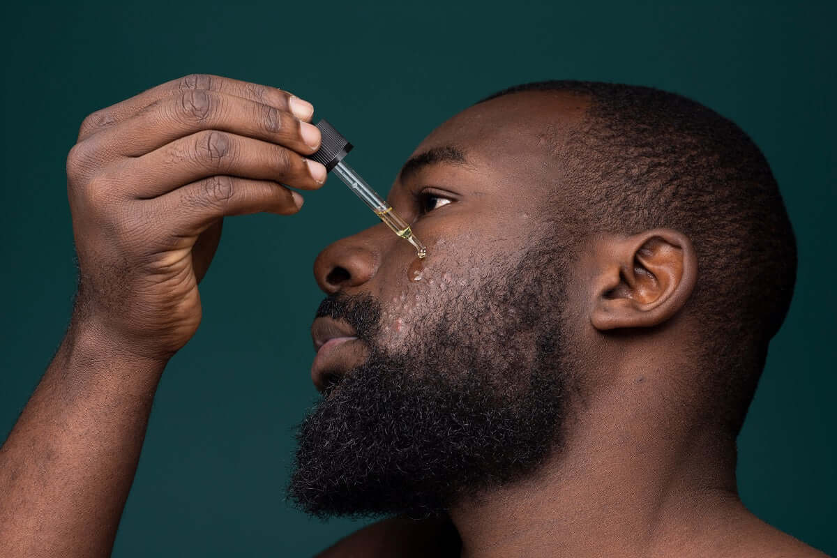 how to use beard oil beard balm man applying onesociety one society products