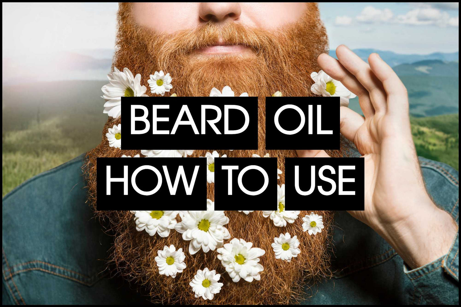 Beard oil how to use