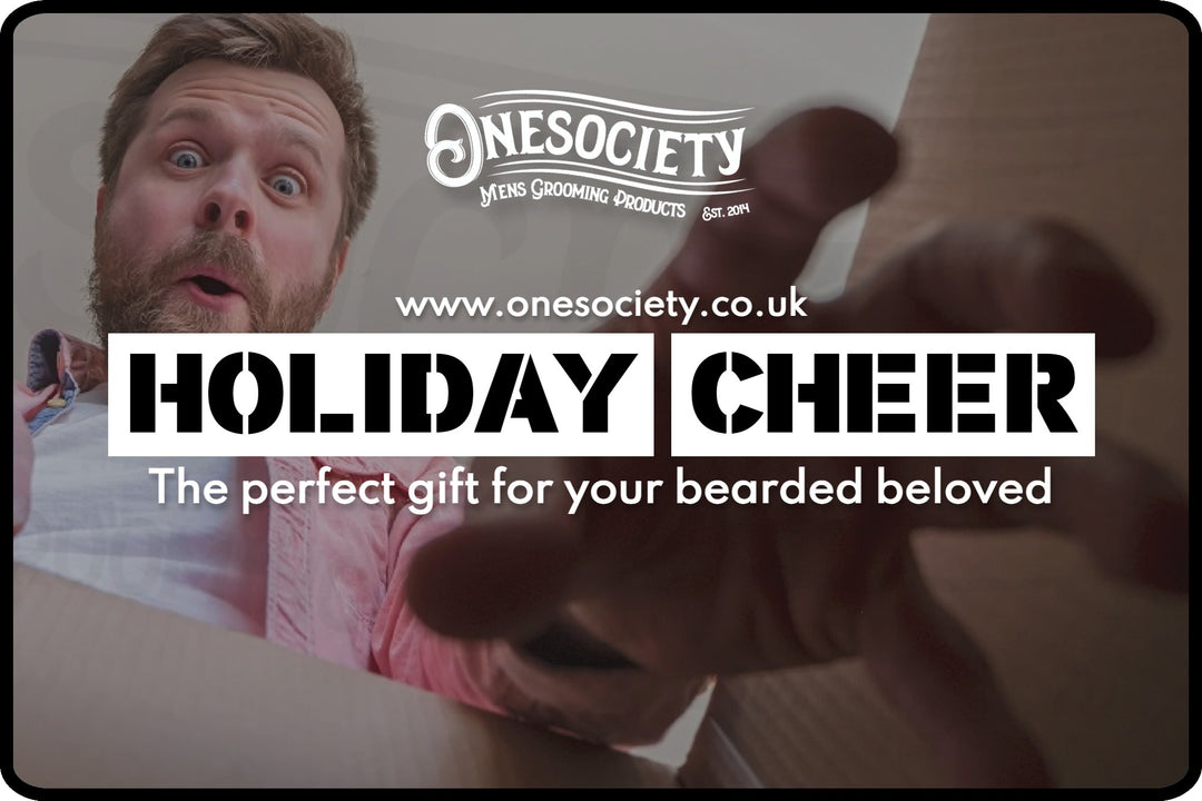 Unleash the Holiday Cheer with One Society: The Perfect Gift for Your Bearded Beloved!