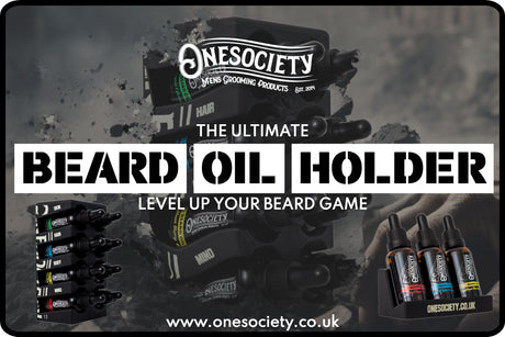 Beard oil holder, display stand