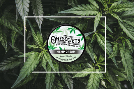Hemp seed cream jojoba oil men's grooming products beard skin shower care 