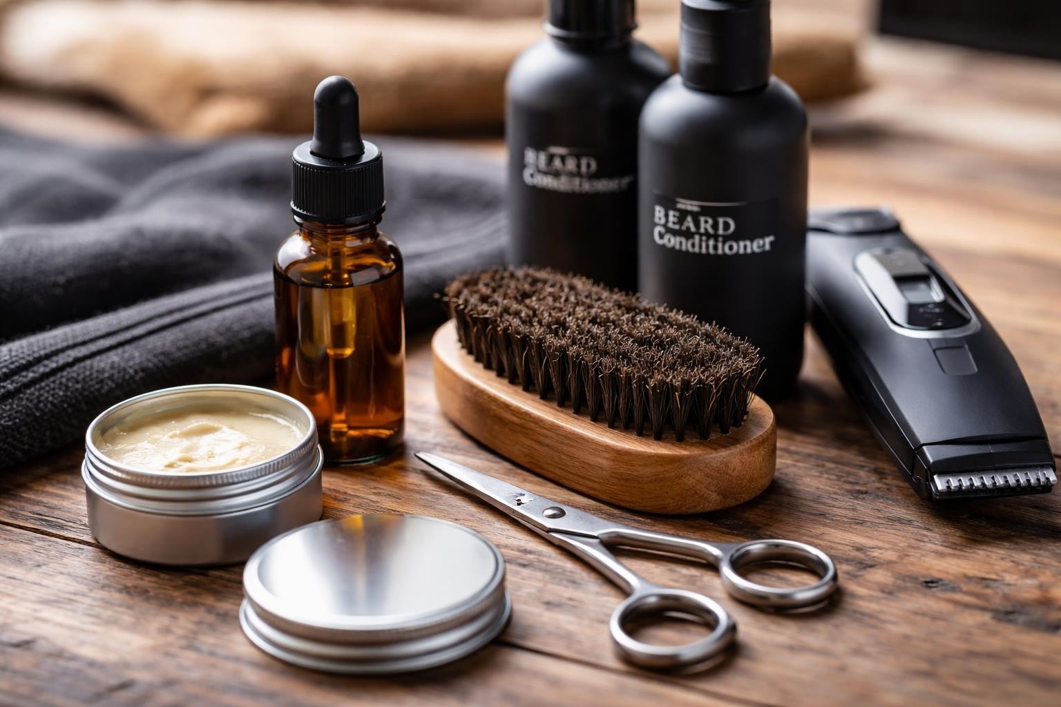 Male Beard Grooming Kit: Essential Tools for Growth