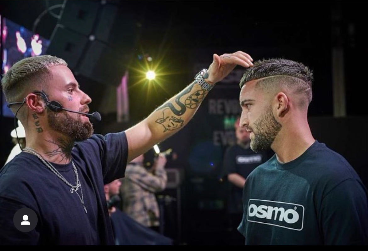 Callum Butler onesociety one society mens grooming products brand ambassador The great british barber bashcool hair style