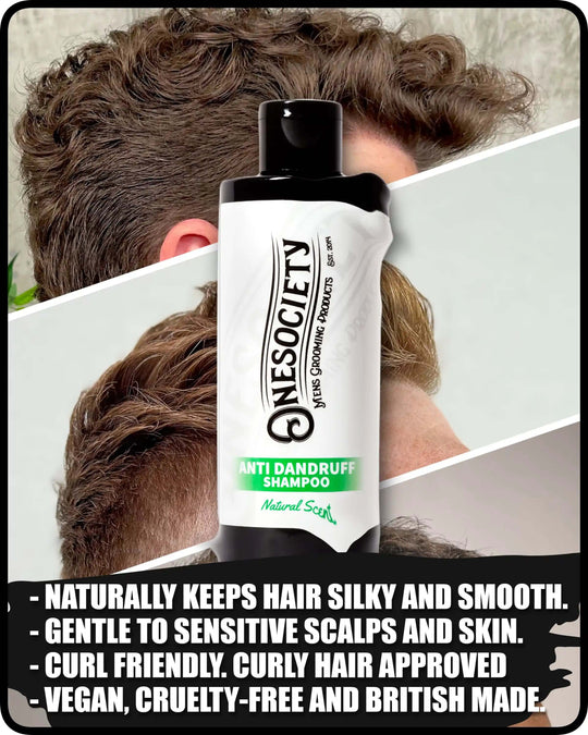 Benefits of one society anti dandruff shampoo for men