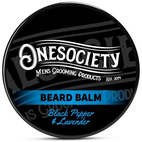 Onesociety Black Pepper & Lavender Beard Balm - Vegan One Society