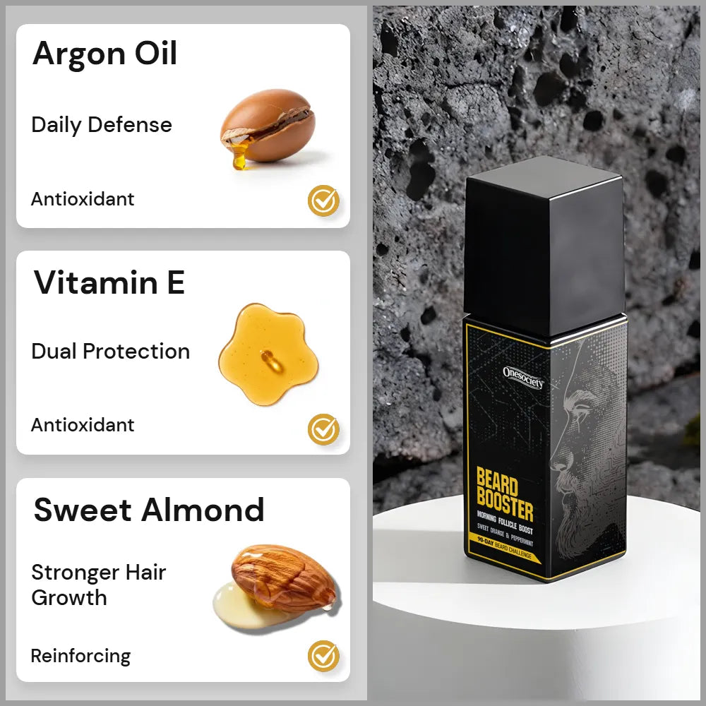One society beard booster for beard growth