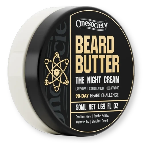 Beard booster by one society part of the 90 day beard growth challenge