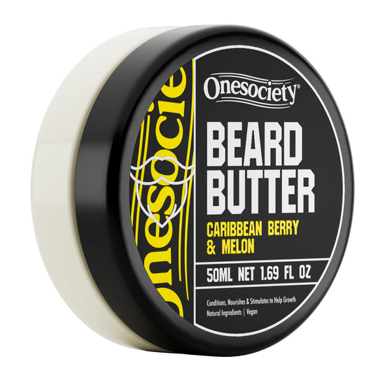 Berry and Melon Beard Butter Cream Made by One Society Men's Grooming Products