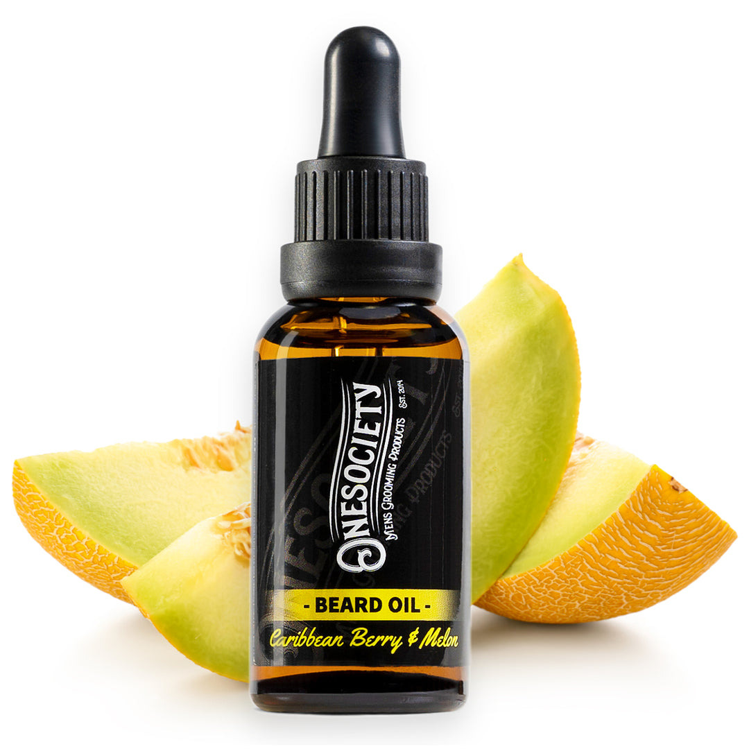 The Perfect Summer Time Beard Oil. Onesociety Berry and Melon Beard Care Oil.