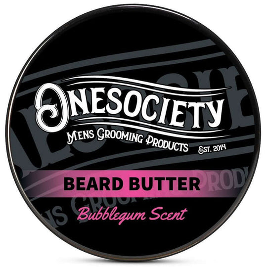 Onesociety Bubblegum beard butter. Made in the UK for men with beards.