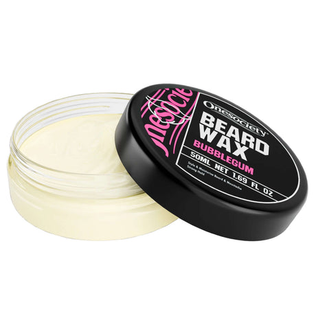Bubblegum Moustache wax by One Society Men's Grooming Products