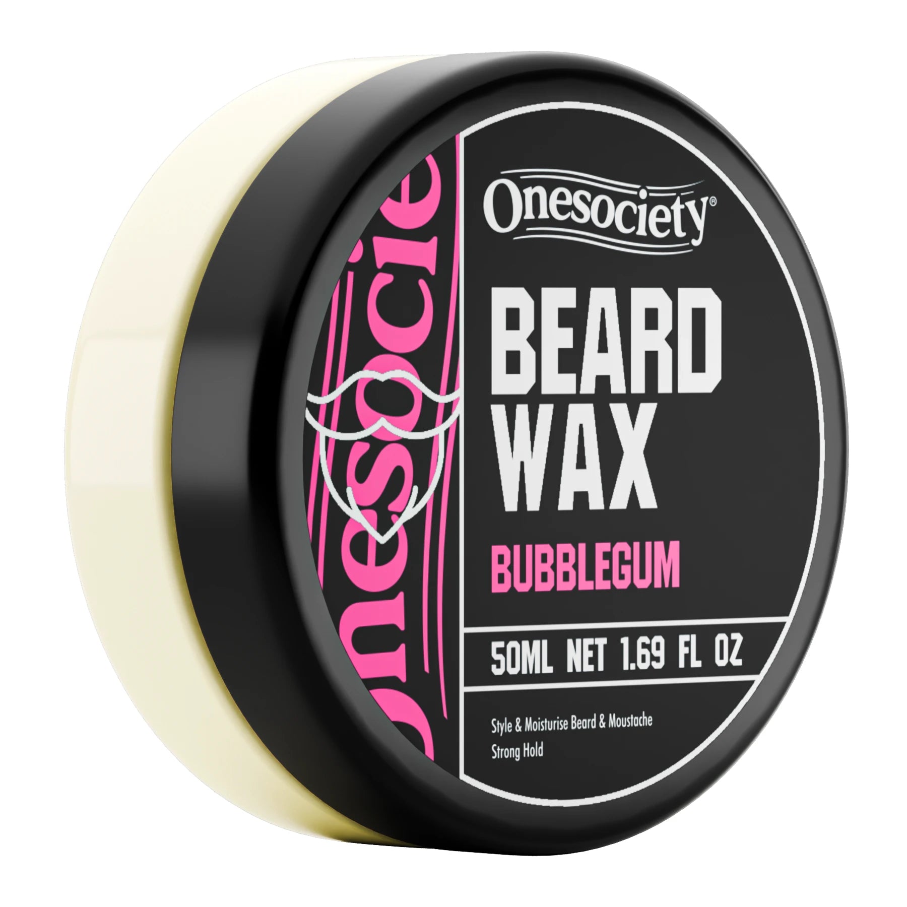 Bubblegum Strong Hold Beard Wax by One Society