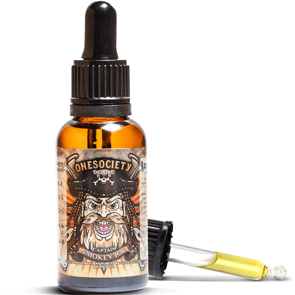 One society Bay rum Pirates Beard Oil.