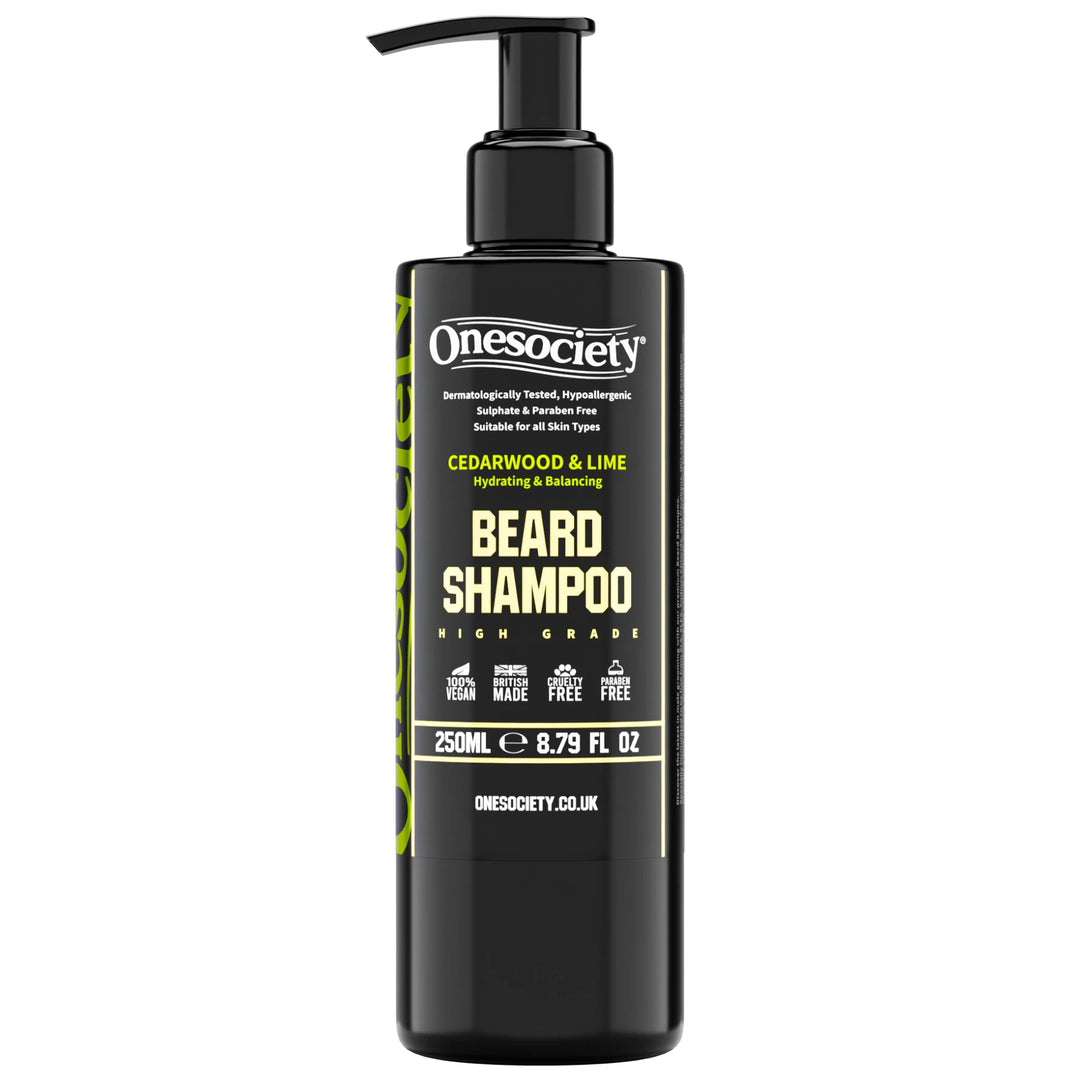 Cedarwood and Lime Beard Shampoo by One Society