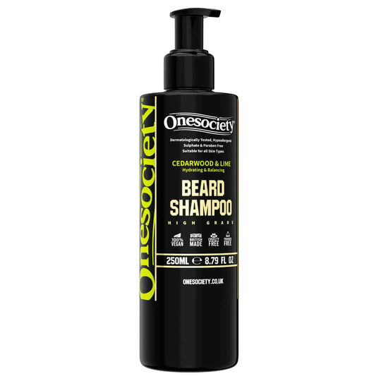 beard shampoo cedarwood and lime beard wash onesociety one society