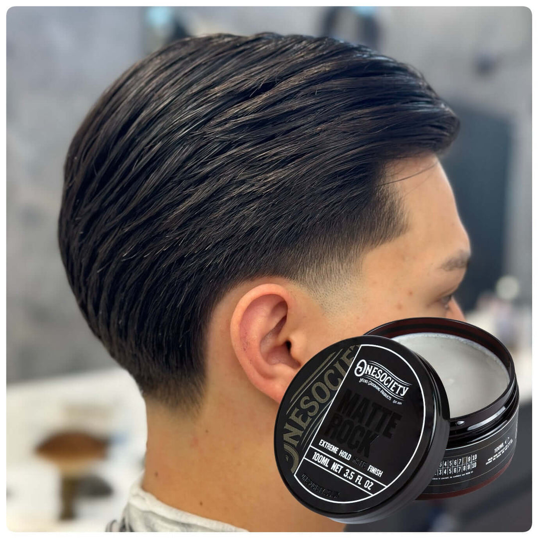 Taper haircut in One Society Barbershop Crawley