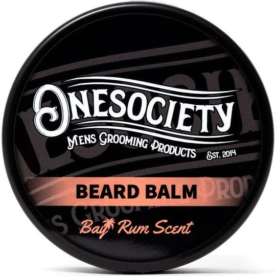 Onesociety Bay Rum Beard Balm - One Society Vegan Grooming Essentials