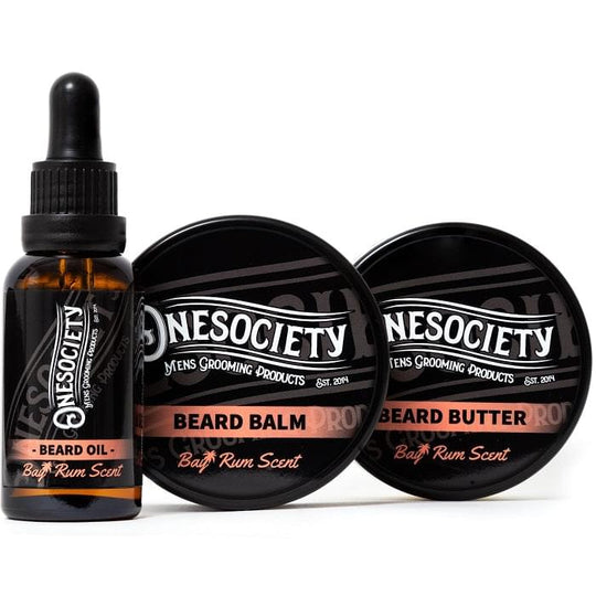 One Society Complete Beard Grooming Set - Onesociety Beard Oil, Balm, and Butter for a Well-Nourished Beard