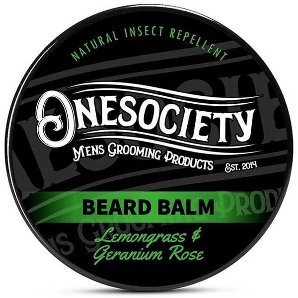 Onesociety Lemongrass & Rose Beard Balm - Vegan One Society