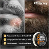one society pine and orange beard butter benefits for men's beard and skin