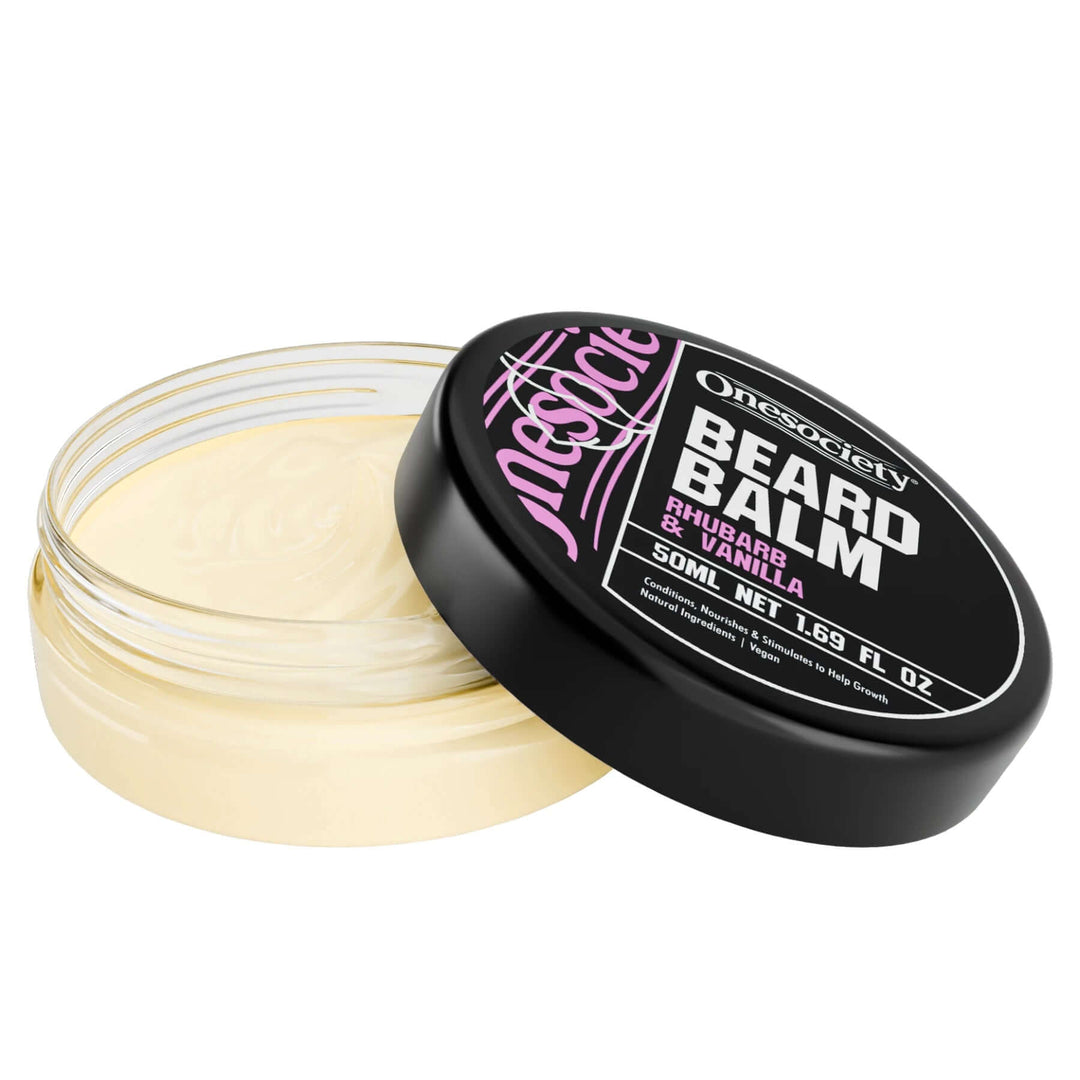 Rhubarb and Vanilla Beard Balm for Styling