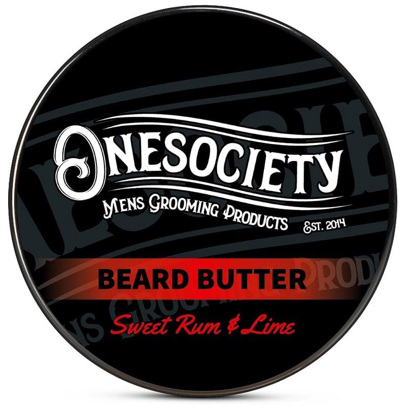 Onesociety Sweet Rum & Lime Beard Butter - One Society Organic Vegan Grooming