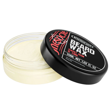 Sweet Rum and Lime Moustache wax by One Society Men's Grooming Products