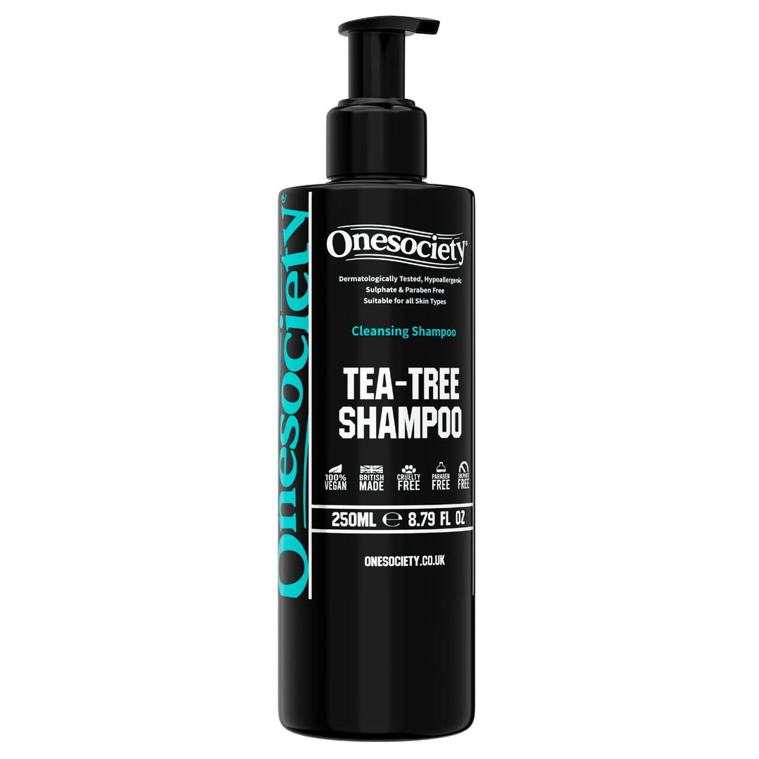 Tea tree shampoo with mint made for men's hair