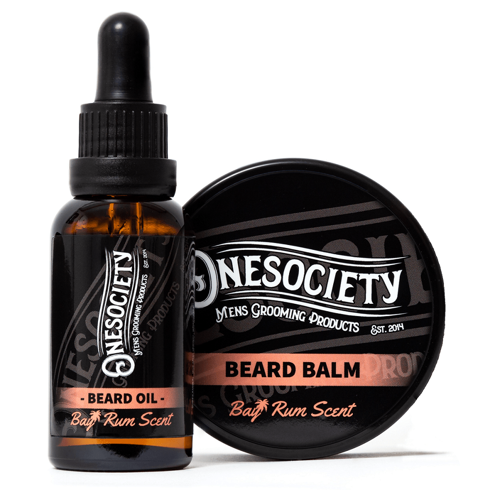 One Society Beard Oil & Balm Combo - Complete Beard Care Solution for a Healthy and Stylish Beard. Onesociety.