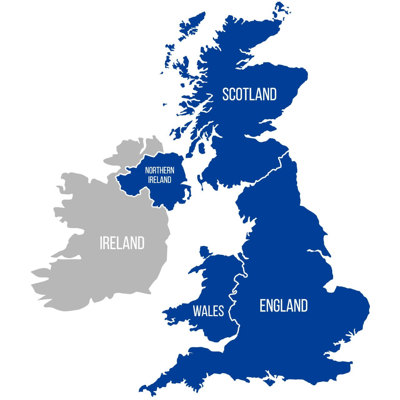 Map of the UK.