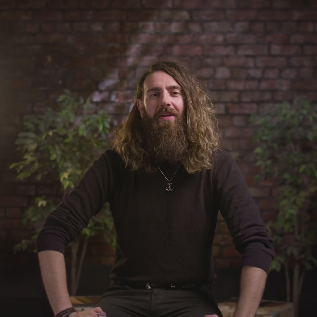 This video is about the "90-day beard challenge" and the importance of continuing past the halfway point. The speaker, Adam Brown, says that reaching the halfway point is an "absolutely amazing achievement" but encourages viewers not to stop there, noting that the halfway point is where "average stops and commitment kicks in".